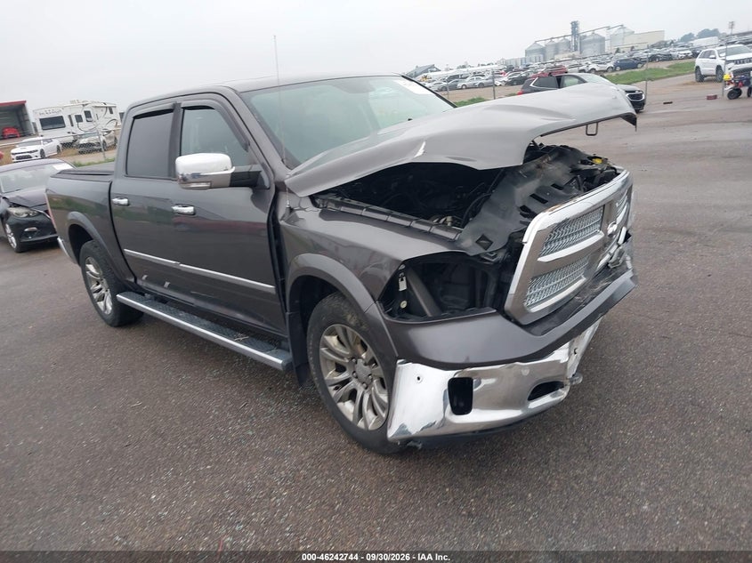 Vin: 1c6rr7pt6fs682232, lot: 46742738, ram 1500 laramie limited 20151
