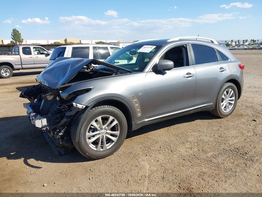 Vin: jn8cs1mw8gm751799, lot: 46742750, infiniti qx70 20162