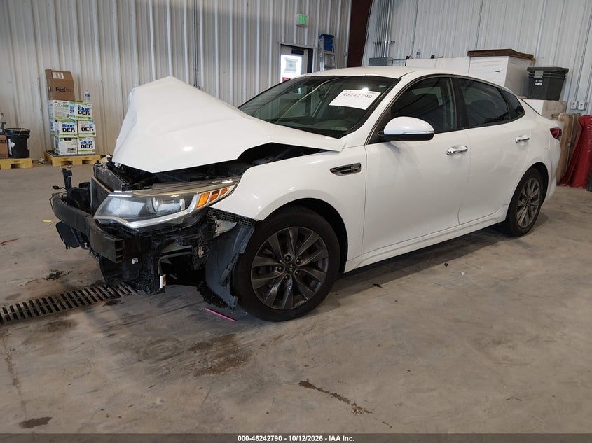 Vin: 5xxgt4l35gg061257, lot: 46742784, kia optima lx 20162