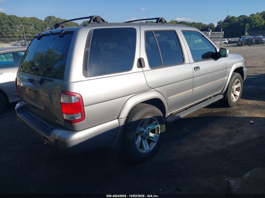 NISSAN PATHFINDER 2001 VIN JN8DR09Y41W595616