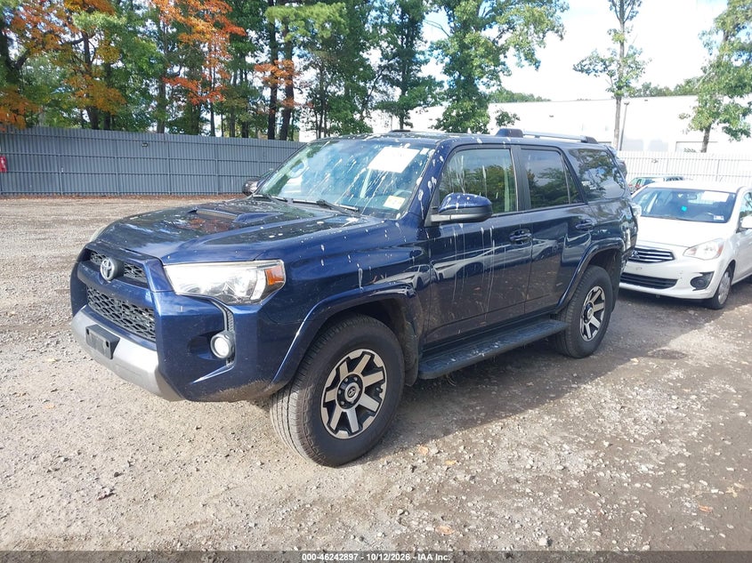 Vin: jtebu5jr5h5412450, lot: 46742891, toyota 4runner trd off road 20172