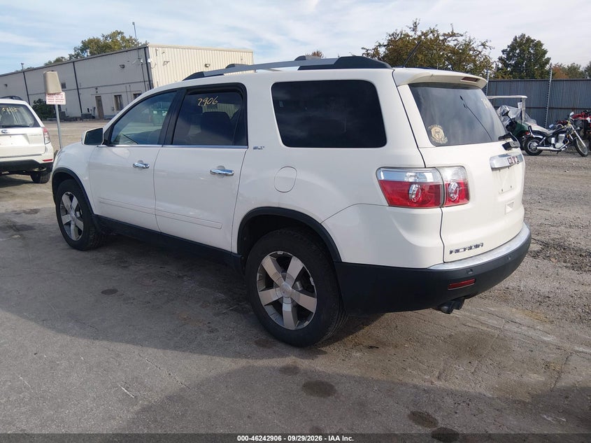 Vin: 1gkkrred8cj289517, lot: 46742900, gmc acadia slt-1 20123