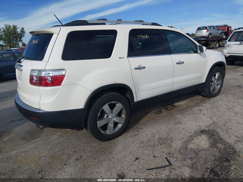 Vin: 1gkkrred8cj289517, lot: 46742900, gmc acadia slt-1 20124