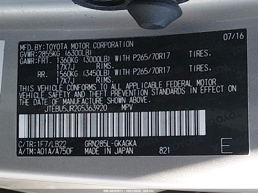 TOYOTA 4RUNNER - zdjęcie 9