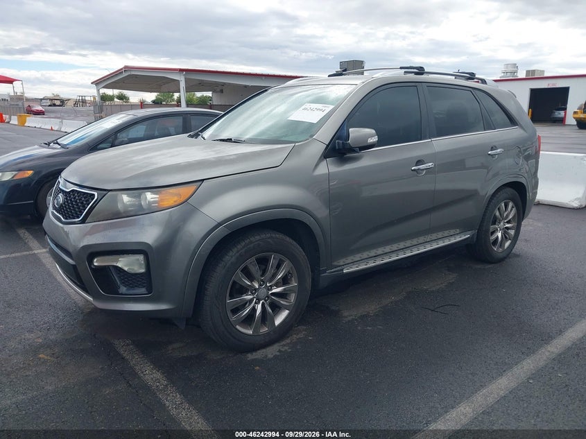 2013 Kia Sorento Sx, Обычный износ, IAAI, VIN 5XYKW4A21DG419828 — фото 2