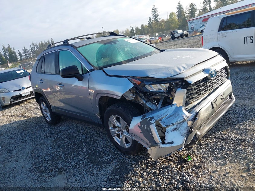 2020 Toyota Rav4 Hybrid Le, Right Front, IAAI, VIN 2T3LWRFV6LW092430