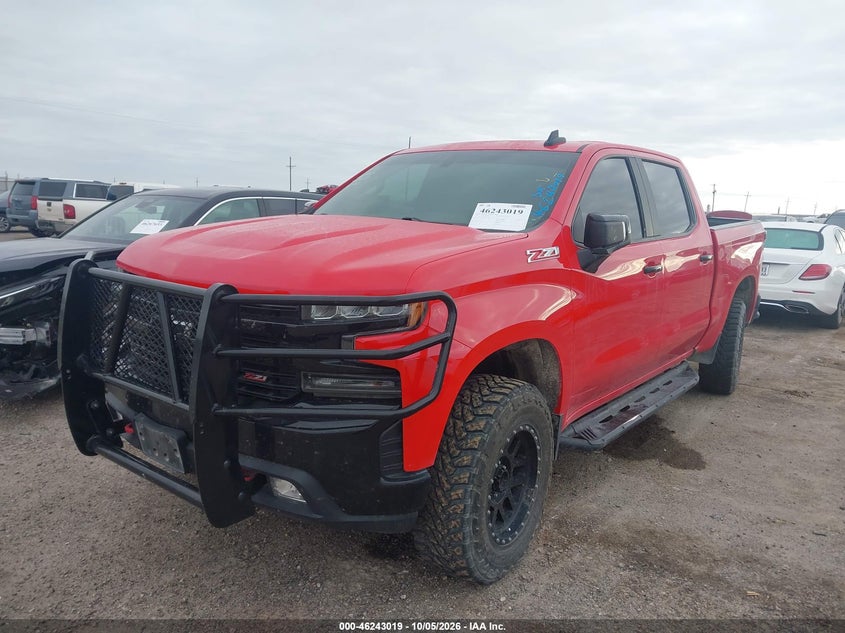 Vin: 1gcpyfed5kz425444, lot: 46743013, chevrolet silverado 1500 lt trail boss 20192