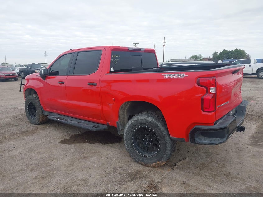 Vin: 1gcpyfed5kz425444, lot: 46743013, chevrolet silverado 1500 lt trail boss 20193