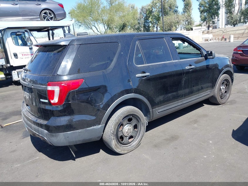 Vin: 1fm5k8atxjga71685, lot: 46743029, ford police interceptor utility 20184