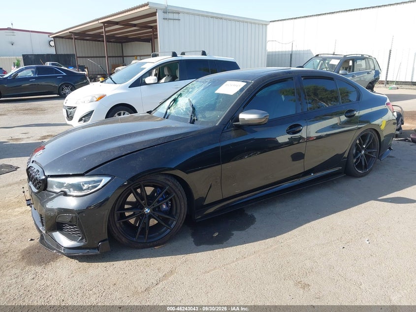 Vin: 3mw5u7j02l8b27955, lot: 46743037, bmw m340i 20202