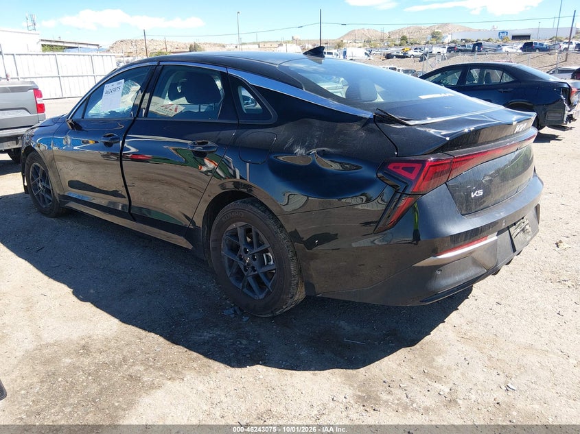 Vin: knag24j77s5388925, lot: 46743069, kia k5 lxs 20253
