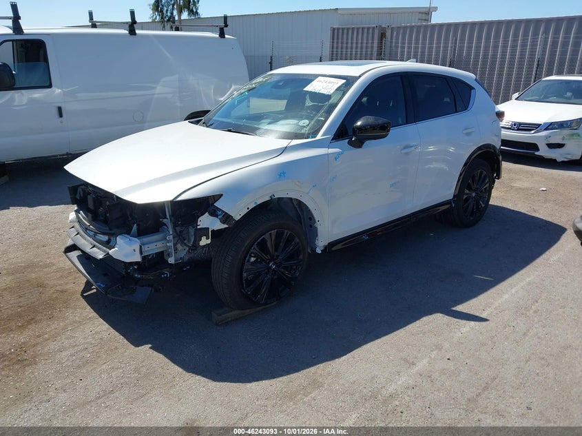 Vin: jm3kfbdyxs0659054, lot: 46743087, mazda cx-5 2.5 turbo premium 20252