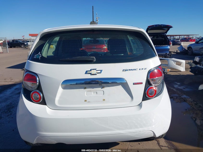 CHEVROLET SONIC 2016 VIN 1G1JE6SB3G4149764