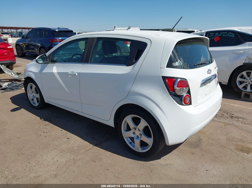 Vin: 1g1je6sb3g4149764, lot: 46743111, chevrolet sonic ltz auto 20163