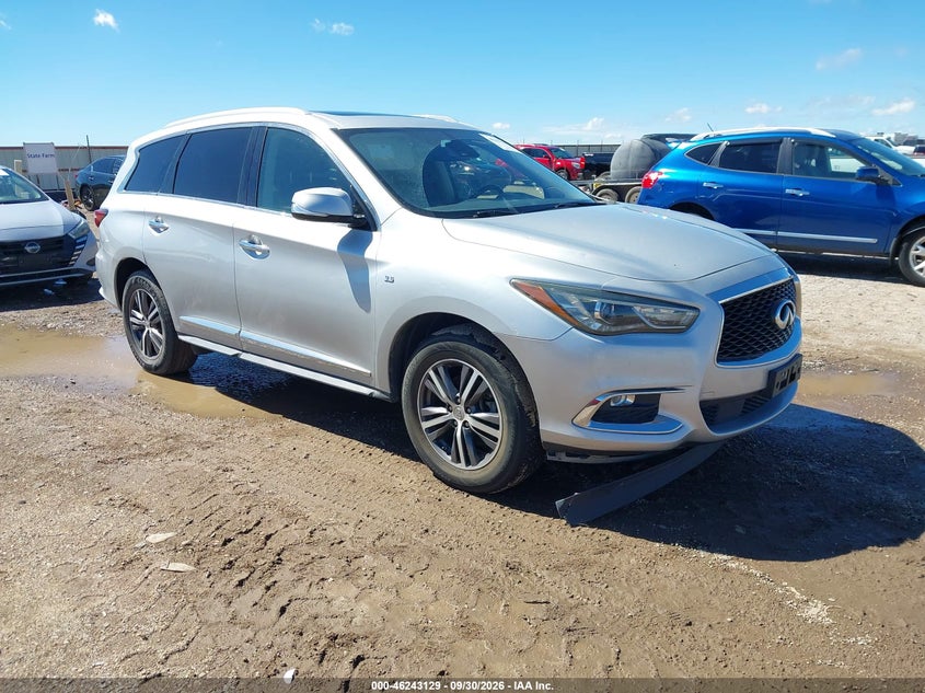 Vin: 5n1dl0mm7kc534132, lot: 46743123, infiniti qx60 luxe 20191