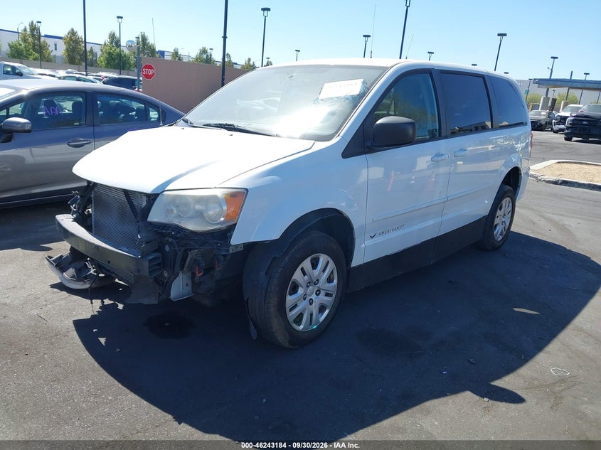 Vin: 2c7wdgbgxgr350112, lot: 46743178, dodge grand caravan se 20162