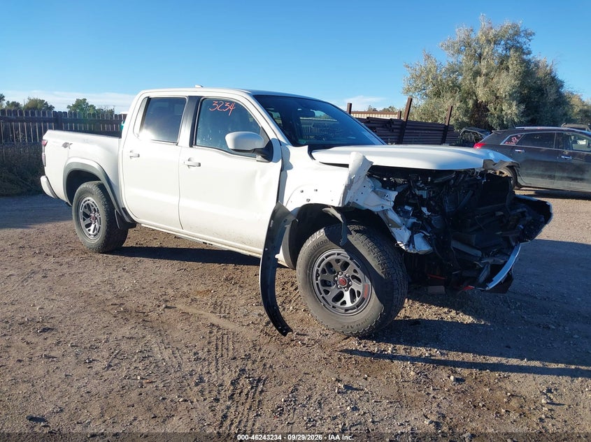 Vin: 1n6ed1ek7tn639426, lot: 46743228, nissan frontier pro-4x 4x4 20261