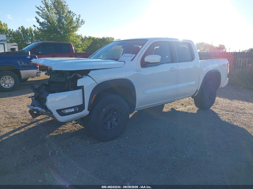 Vin: 1n6ed1ek7tn639426, lot: 46743228, nissan frontier pro-4x 4x4 20262