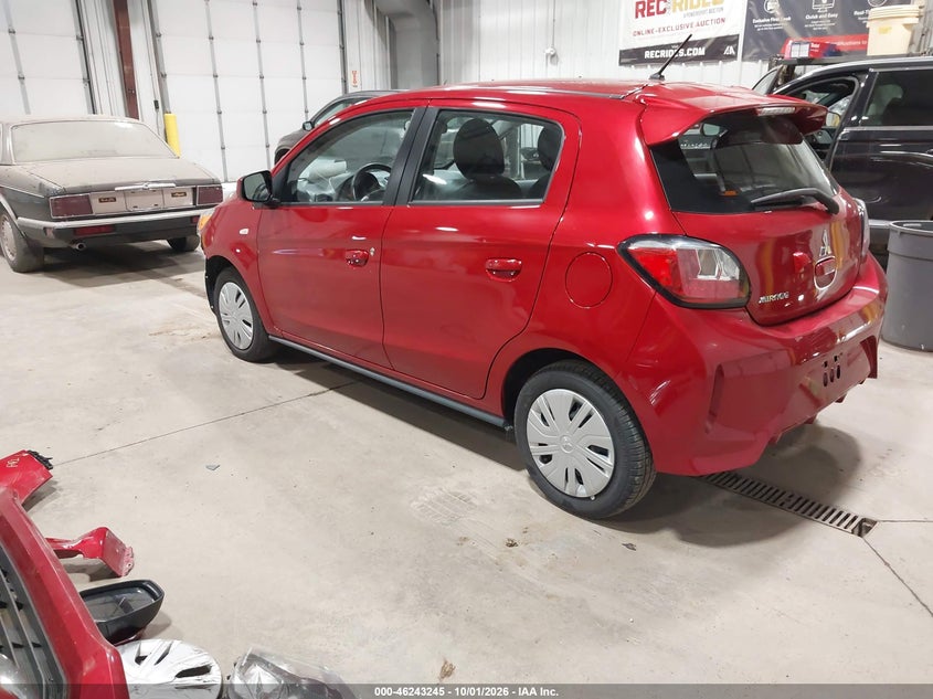 Vin: ml32auhj8rh029676, lot: 46743239, mitsubishi mirage es/le 20243