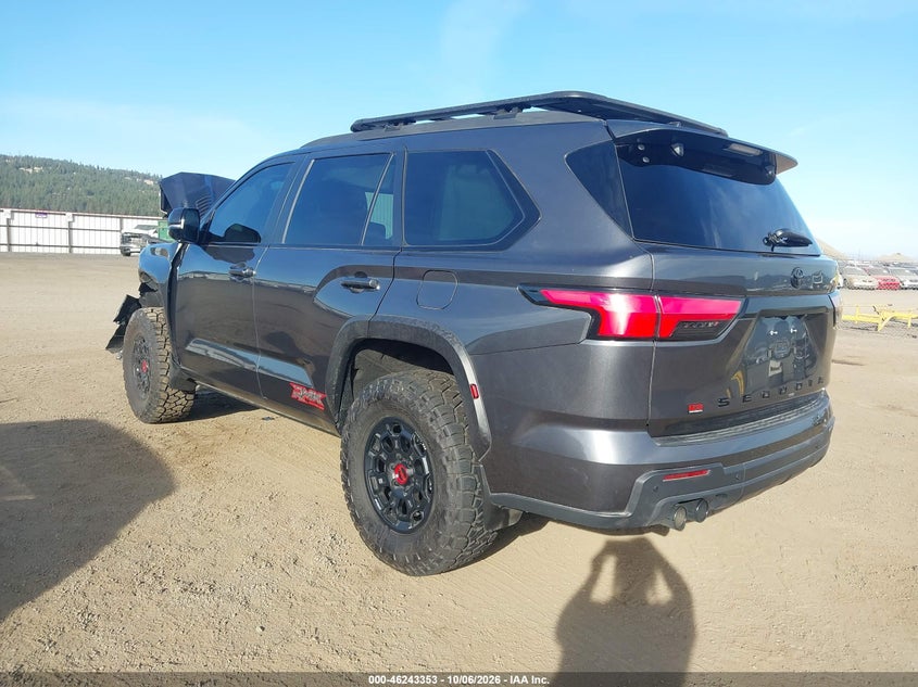 Vin: 7svaaaba8tx100300, lot: 46743347, toyota sequoia trd pro 20263