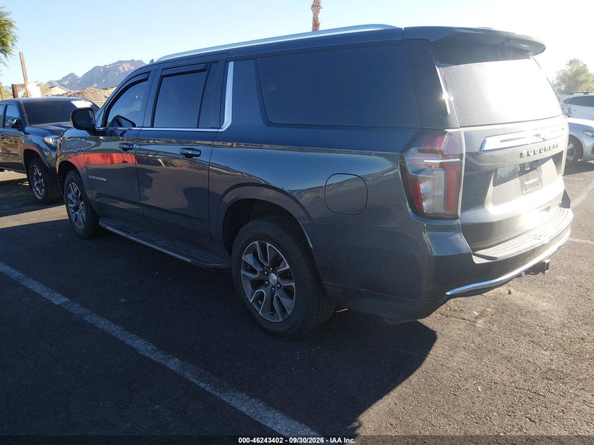 Vin: 1gnscckd9mr287350, lot: 46743395, chevrolet suburban 2wd lt 20213