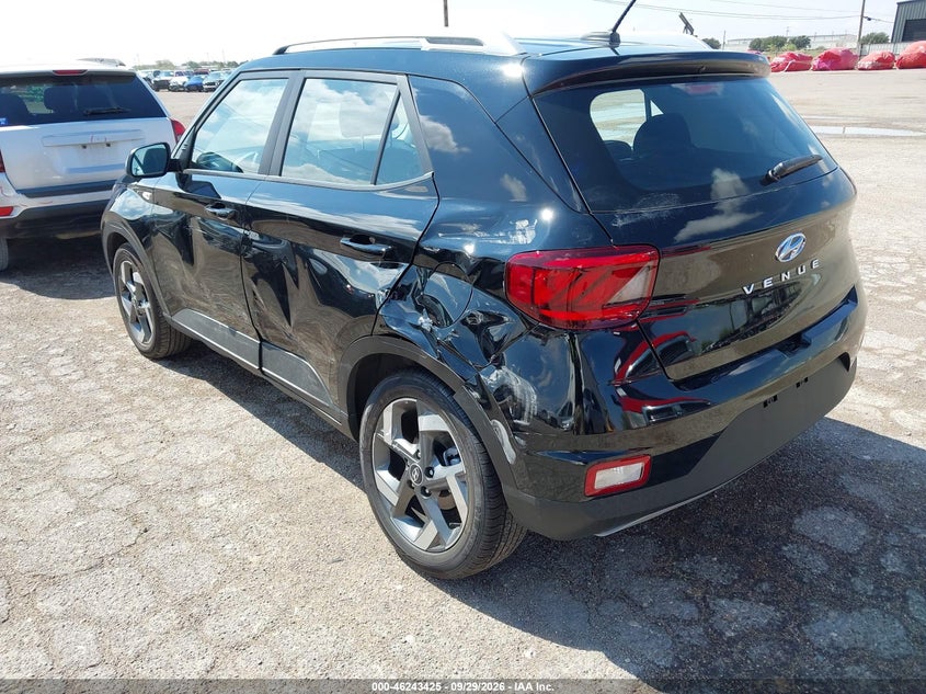 Vin: kmhrc8a37tu485462, lot: 46743419, hyundai venue sel 20263