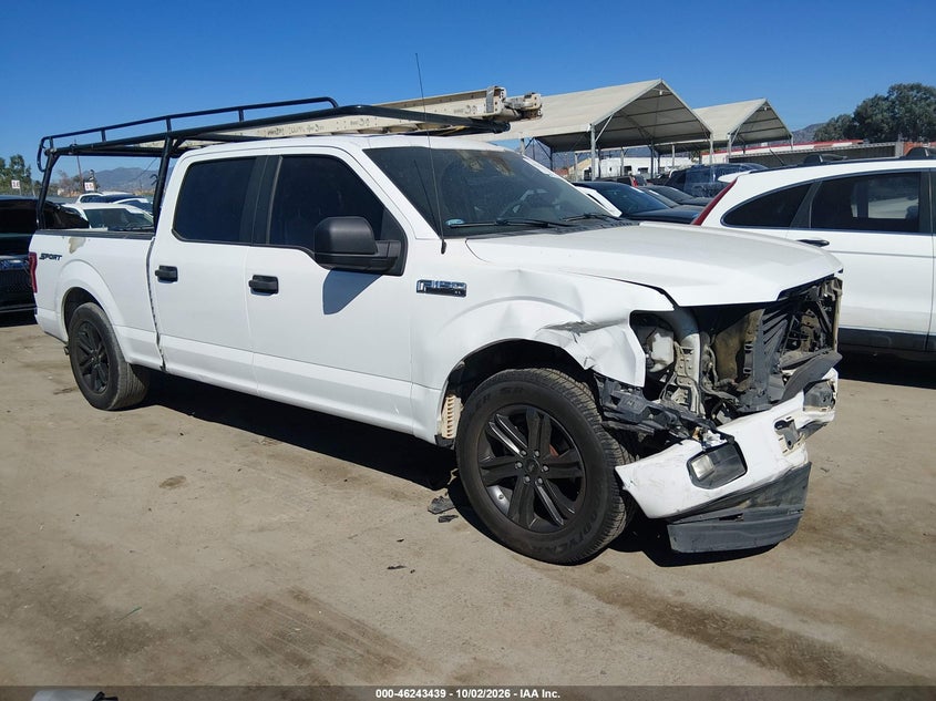 Vin: 1ftew1cp2hkd94698, lot: 46743433, ford f-150 xl 20171