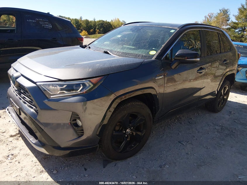 Vin: jtmewrfv6kj003106, lot: 46743464, toyota rav4 hybrid xse 20192