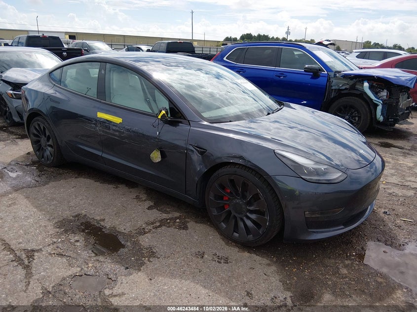 Vin: 5yj3e1ec2mf062689, lot: 46743478, tesla model 3 performance dual motor all-wheel drive 2021 img_1