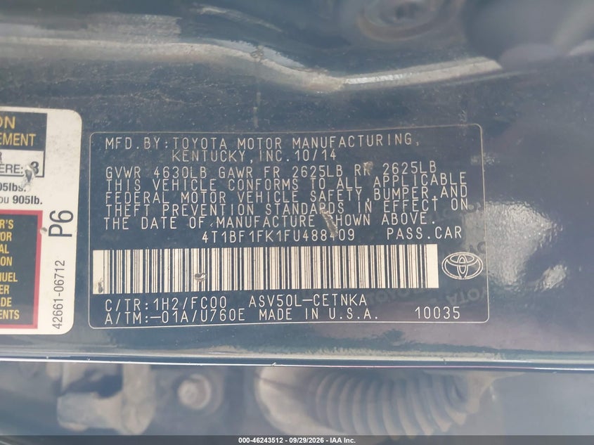 Фото 9 - TOYOTA CAMRY