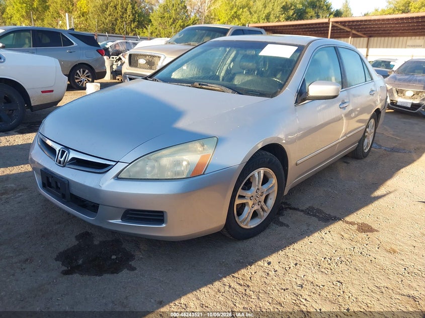 2006 Honda Accord 2.4 Ex, Удар сзади, IAAI, VIN 1HGCM56896A035880 — фото 2