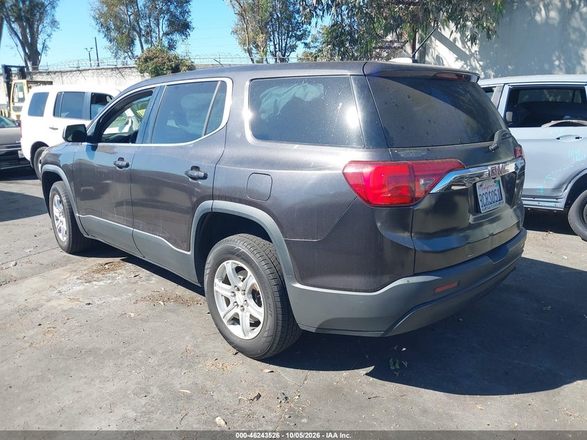 Vin: 1gkknklaxhz326491, lot: 46743520, gmc acadia sle-1 20173