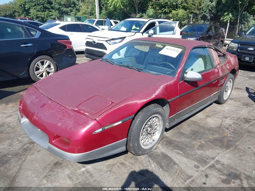 PONTIAC FIERO 1987 VIN 1G2PG1190HP229685