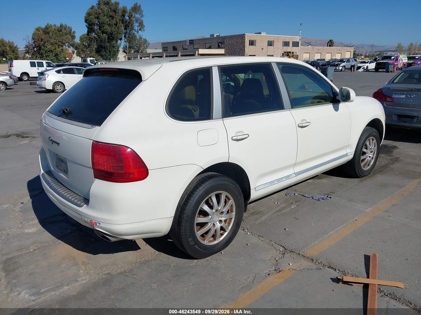 PORSCHE CAYENNE 2005 VIN WP1AA29P85LA25360