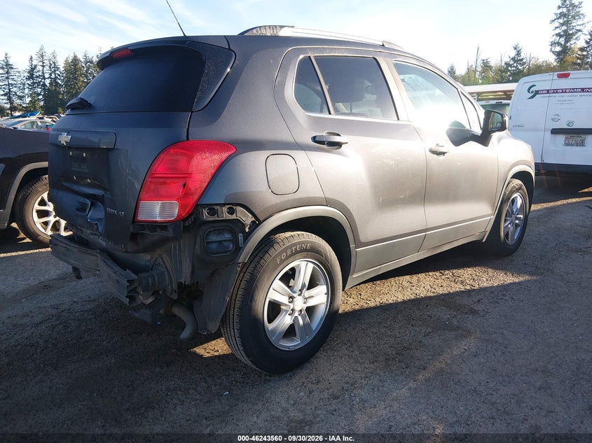 Vin: 3gncjlsb8gl280684, lot: 46743554, chevrolet trax lt 20164