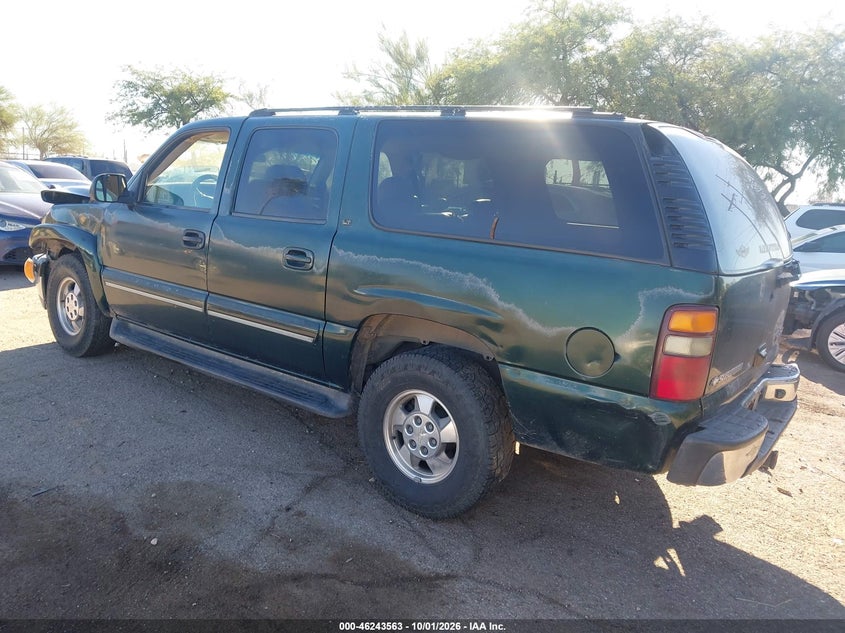 CHEVROLET SUBURBAN 1500 2002 VIN 1GNEC16Z82J188571