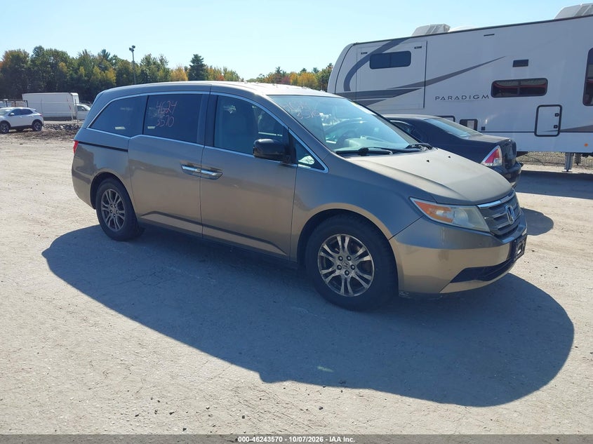 Vin: 5fnrl5h6xdb023555, lot: 46743564, honda odyssey ex-l 20131