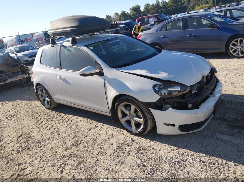 Vin: wvwab7aj4cw000776, lot: 46743572, volkswagen golf 2.5l 2-door 20121