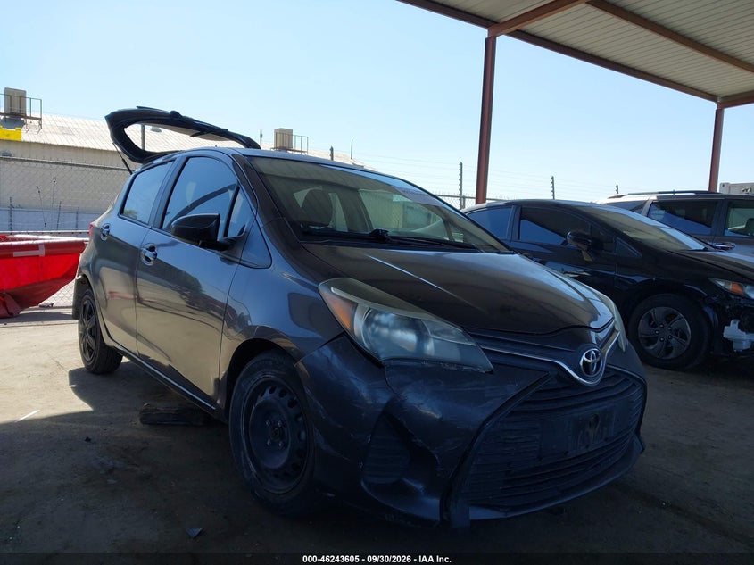 Vin: vnkktud32fa036875, lot: 46743599, toyota yaris l 20151