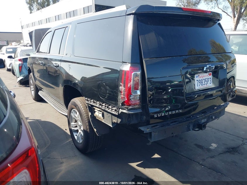 Vin: 1gnskhkc8lr238422, lot: 46743613, chevrolet suburban 4wd lt 20203