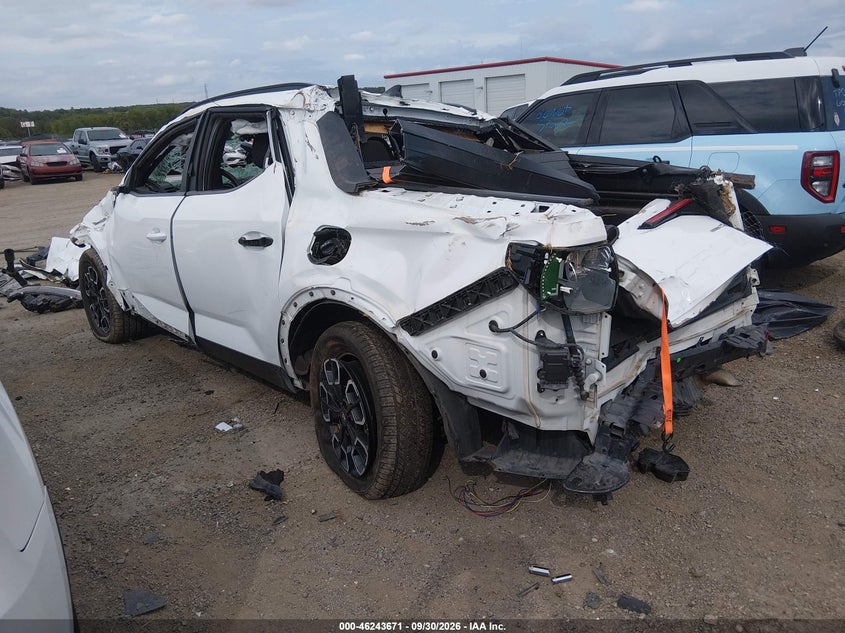 Vin: 5ntjddaf5nh000929, lot: 46743665, hyundai santa cruz sel premium 20223