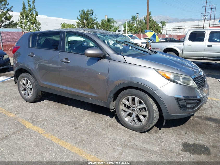 Vin: kndpb3ac5g7806985, lot: 46743676, kia sportage lx 20161