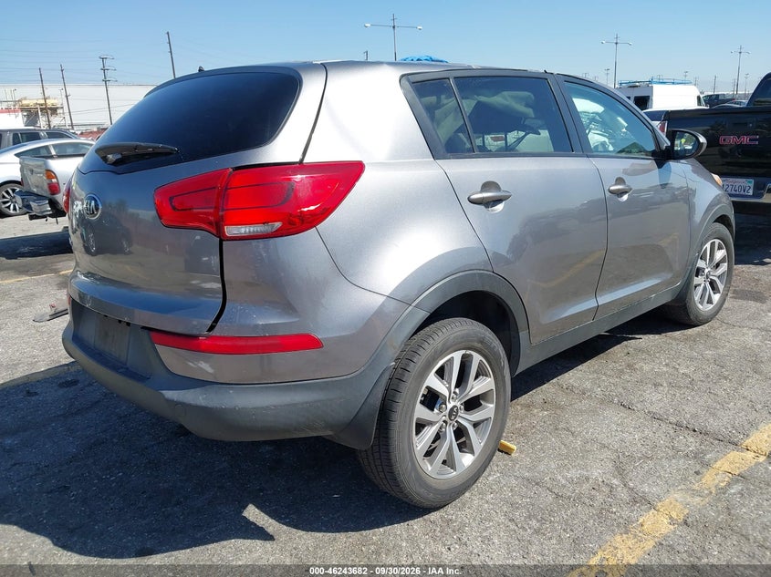 Vin: kndpb3ac5g7806985, lot: 46743676, kia sportage lx 20164