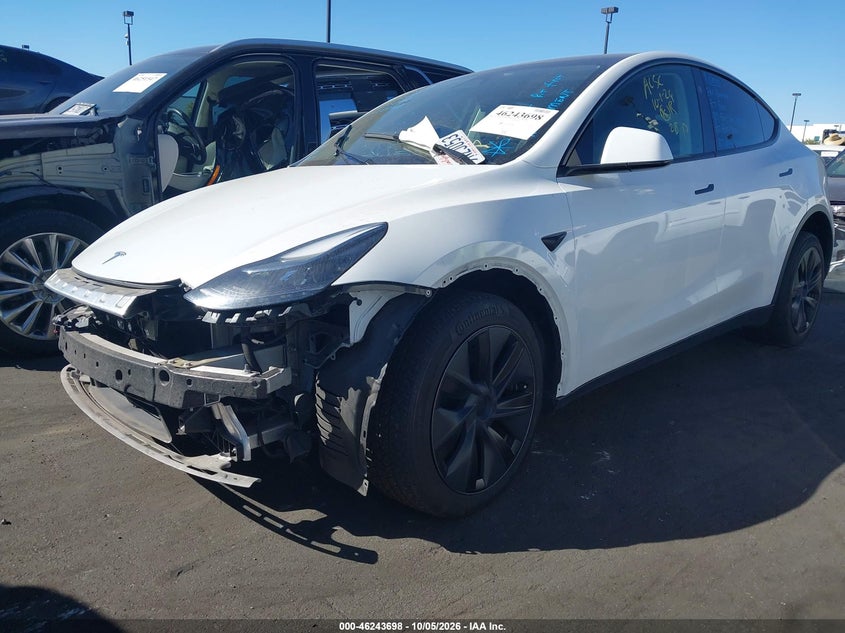 Vin: 7saygaee1rf183953, lot: 46743692, tesla model y long range dual motor all-wheel drive 20242
