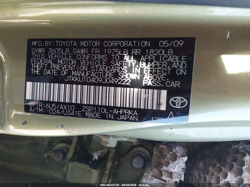 2009 SCION XD · Фото 9