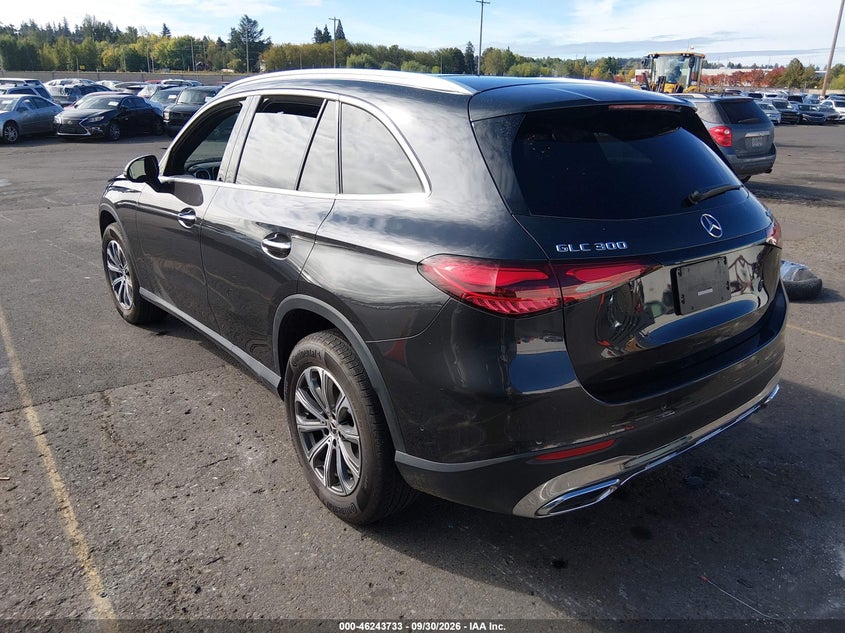 Vin: w1nkm4hb2rf176674, lot: 46743727, mercedes-benz glc 300 4matic suv 20243