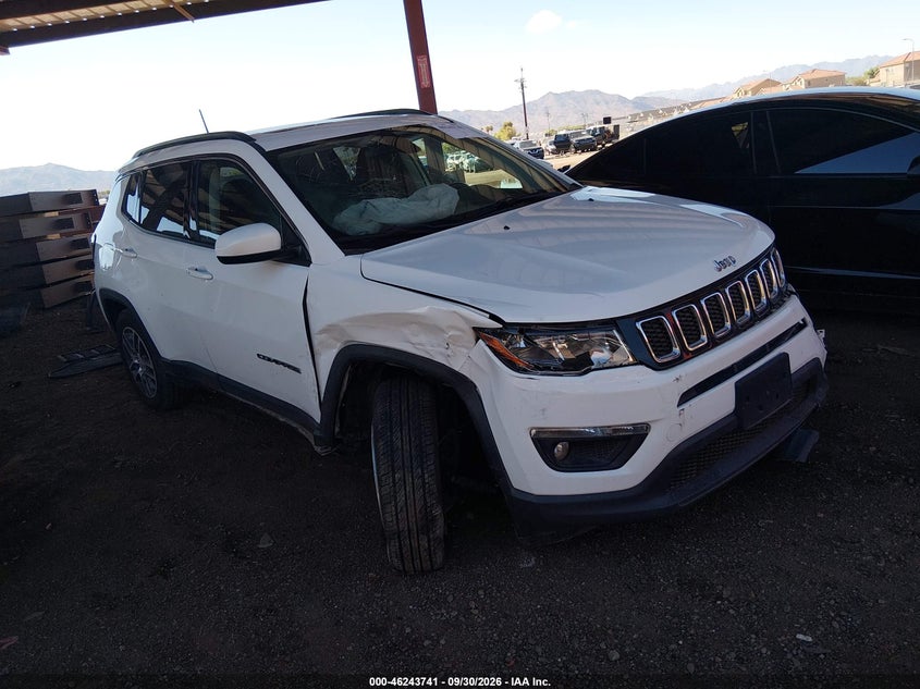 Vin: 3c4njdbb0kt662224, lot: 46743735, jeep compass latitude 4x4 20191