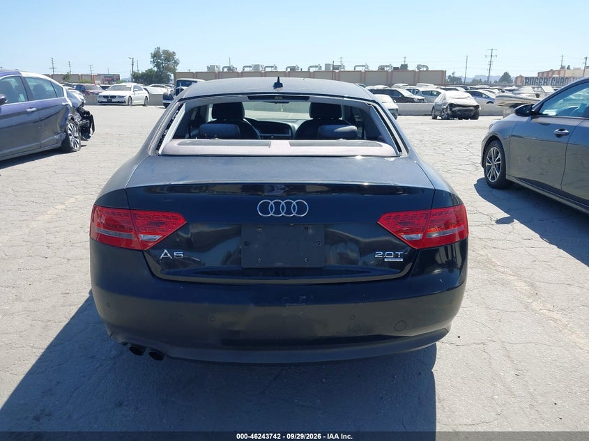 AUDI A5 2010 VIN WAULFAFR9AA046345
