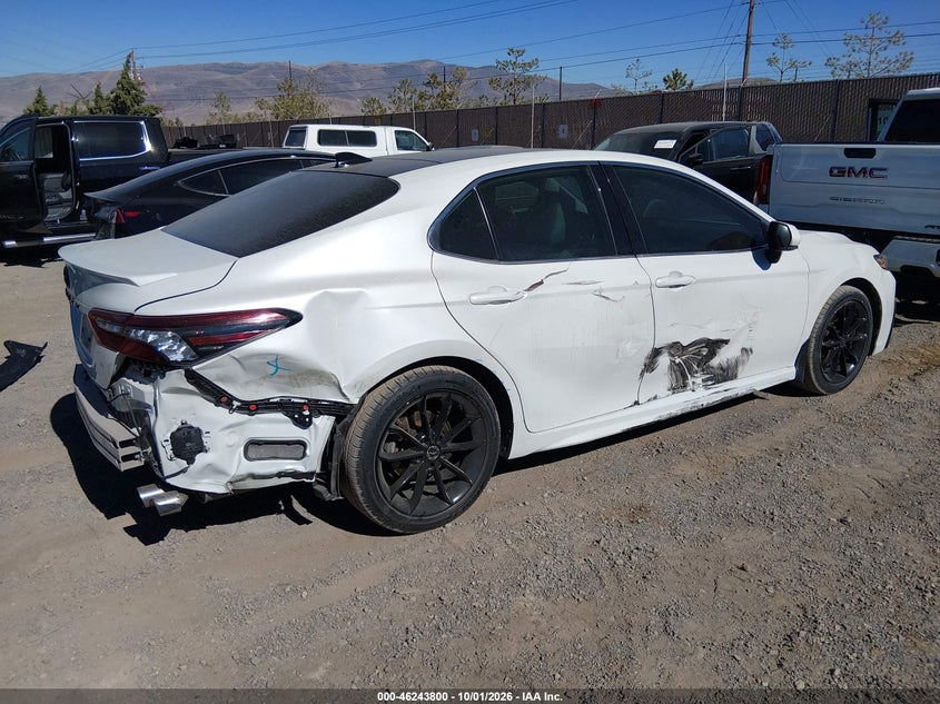Vin: 4t1k61bk7mu029145, lot: 46743794, toyota camry xse awd 20214
