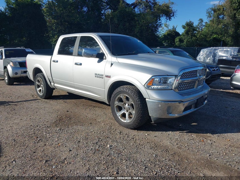 Vin: 1c6rr7ntxhs817671, lot: 46743795, ram 1500 laramie  4x4 5'7 box 20171